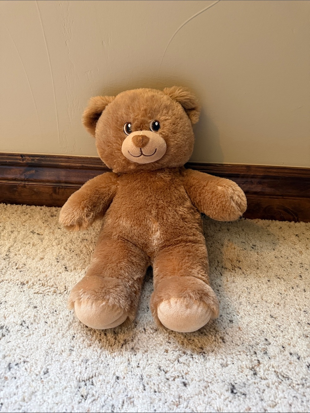 Build-A-Bear Brown Plush Teddy Bear - Soft Light Brown Fur